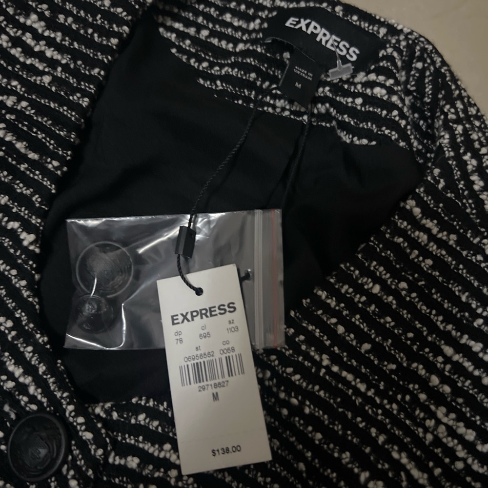 Express Monochrome Textured Jacket
